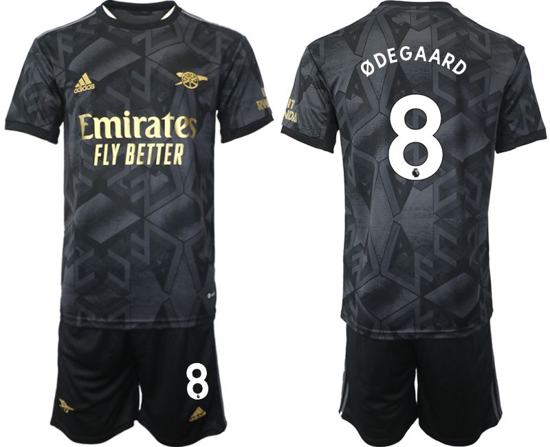 Men 2022-2023 Club Arsenal away black 8 Soccer Jersey